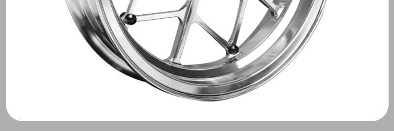 Single-disc wheel hub accessories for Niu No.9 modified with dual disc brakes, second generation 12inch Stinger, 185mm opening