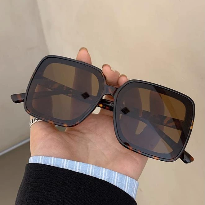 Square brand glasses, sunglasses, Korean style, high-quality style
