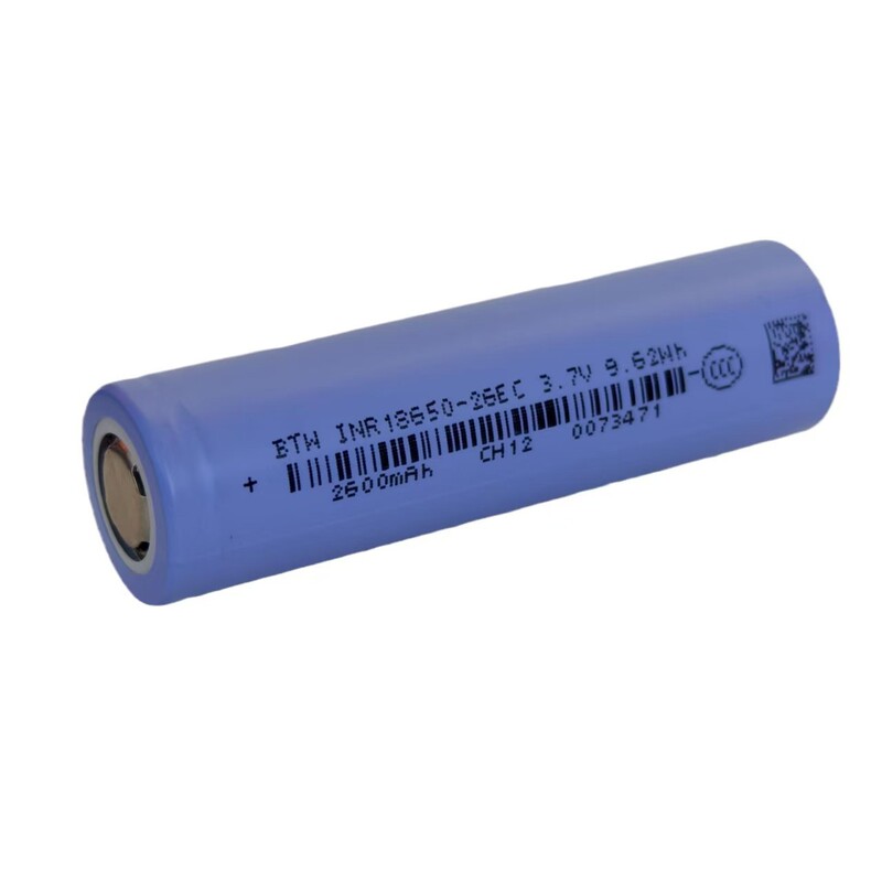 巴特威18650锂电池2600mAh动力5C 电动车筋膜枪园林工具储能电源|undefined