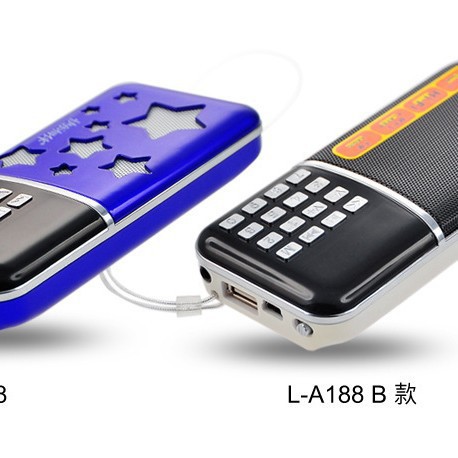 High-Fidelity Hifi Mini Card Speaker L-A188 Stereo Speaker Fm Speaker Can Be Used as a Gift Speaker