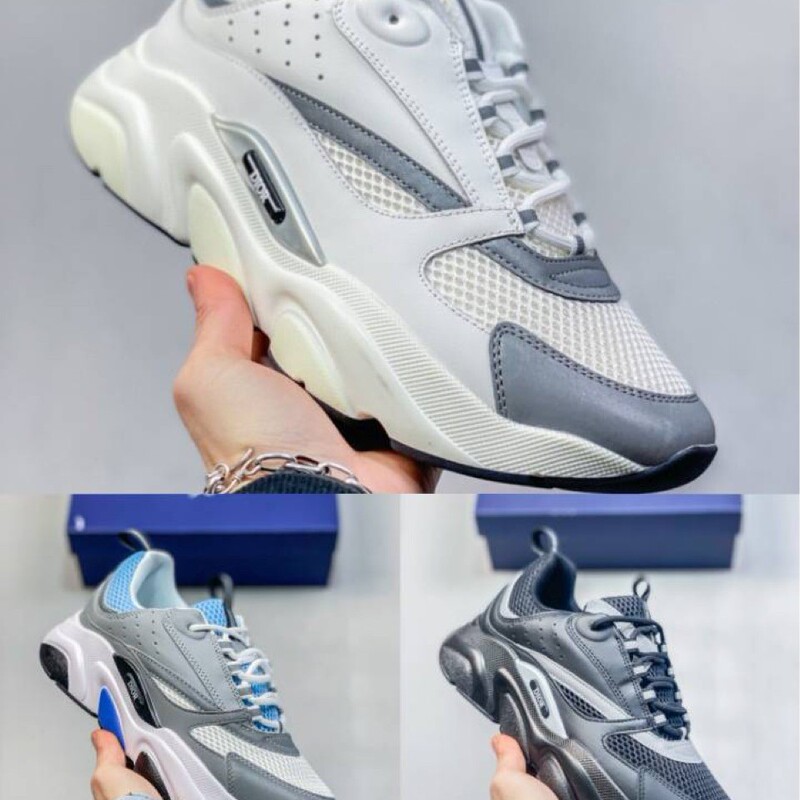 European Cross-Border D Brand B22 Sports Casual Thick-Soled Multi-Color Patchwork Retro Dad Shoes for Men and Women Height-Increasing Jogging Shoes