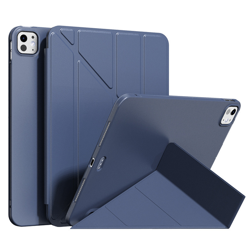 Suitable for 2024iPad Pro11 Silicone Full Case iPad9.7 "Magnetic Protective Case Y Folding 10.9 Anti-fall Case