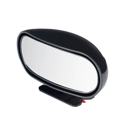 Car Rearview Mirror, Additional Mirror, Large field of view rear view auxiliary mirror - black