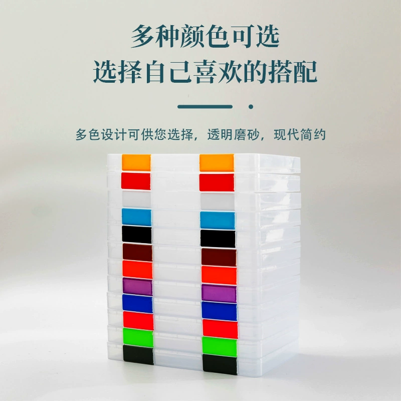 Простой Настольный Материал A4 Файловый ящик A5 Ящик для хранения бумаги Прозрачный пластиковый ящик для отделки счетов Офисные студенческие принадлежности