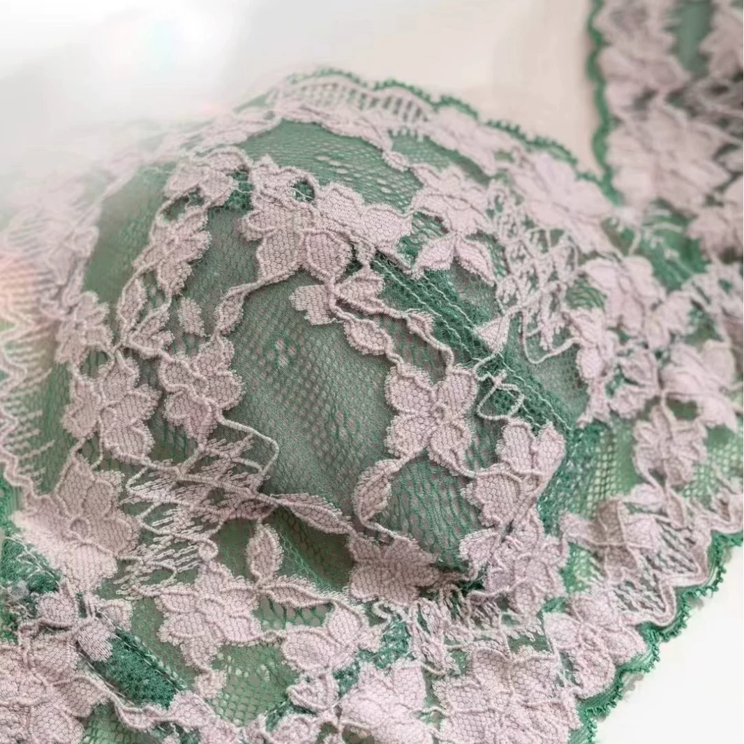Summer lace supporting sexy wireless bra, french style
