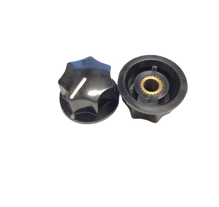 胶木旋钮帽B-2铜芯内孔6mm用于RV24 RV30 WTH118 WX050电位器旋钮