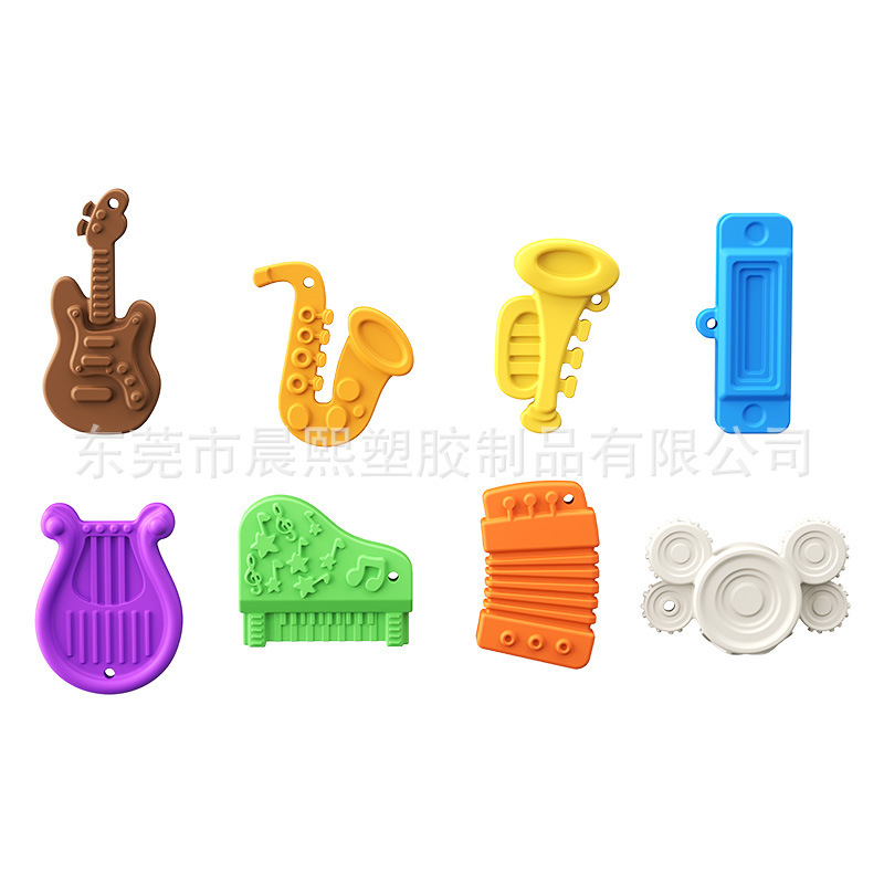 跨境新品 SensoryToys乐器感官硅胶解压玩具儿童玩具柔软减压玩具|undefined