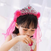 Small princess costume, tiara, headband, hair accessory, Japanese and Korean, “Frozen”