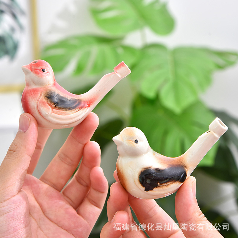 大号水鸟口哨可爱小燕子鸟哨加水吹鸟叫声鸟笛旅游纪念品厂家批发