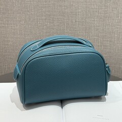 TC 第一層牛革ハイエンド旅行ポータブル大容量化粧品バッグ本革ソフトトイレタリーバッグライト高級収納袋