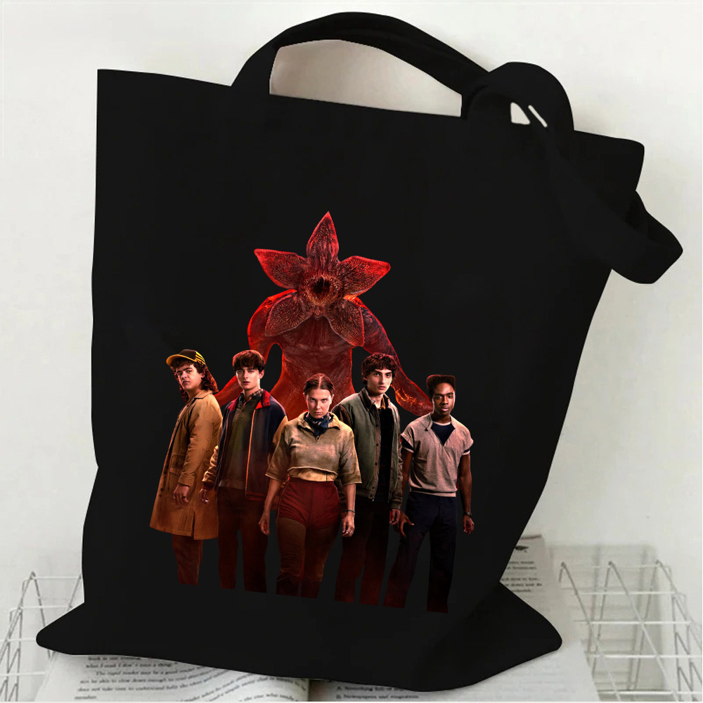 Bolsa de Tela Impresa de Hombro Tela Oxford con Estampado para Uso Diario