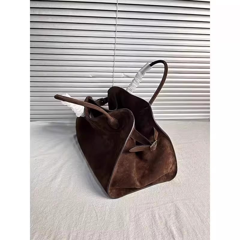 Women's Bags Suede Bag Light Luxury Niche High End Soft Leather Large Capacity Commuter Shoulder Tote Bag Large Bag For Women_voghion.com