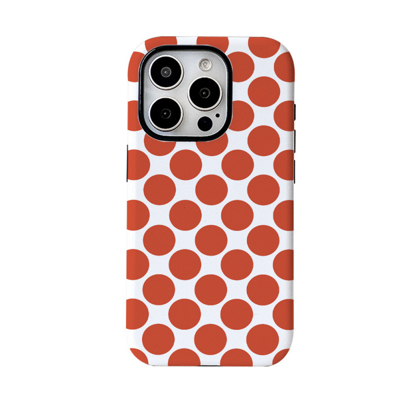 Film Mobile Phone Case Processing European and American Style Red Spot Magnetic Mobile Phone Protective Cover All-Inclusive Two-In-One Mobile Phone Case