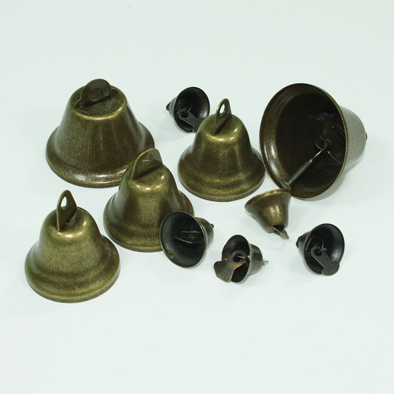 Vintage Trumpet Bell Small Pendant DIY Accessories Christmas Pet Metal Bell-Shaped Loud Sound Antique Bronze Vintage Trumpet Bell Small Pendant DIY Accessories Christmas Pet Metal Bell-Shaped Loud Sound Antique Bronze