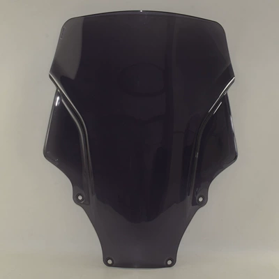 Suitable for Honda Fozra 350 Nss 21-25 Motorcycle Front Windshield Windscreen Wind Shield (Motorcycle front windshield) - smoked-gray-original-screw-installation