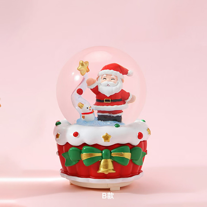 Nuevos regalos de Navidad luminosos bolas de cristal de nieve de agua decoraciones de Navidad al por mayor transfronterizas regalos para niños