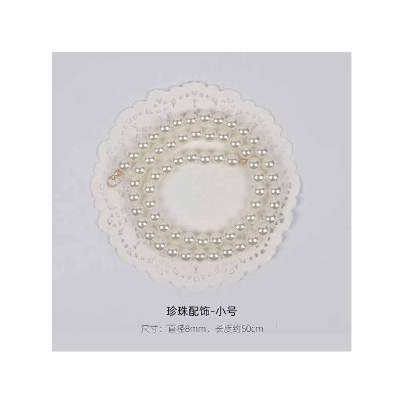 Día de san valentín ramo de cadena de perlas de imitación con cuentas flor accesorios de embalaje material decorativo bricolaje joyería de perlas florales