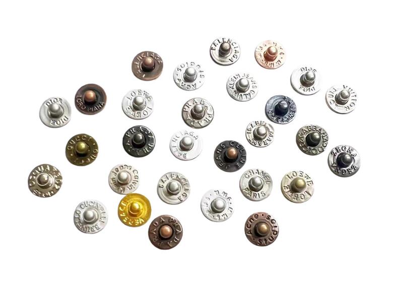 Manufacturer Wholesale Metal Straw Hat Nail Buttons Clothing Accessories Rivets Mother-In-Law Buttons Jeans Protruding Stud Buttons