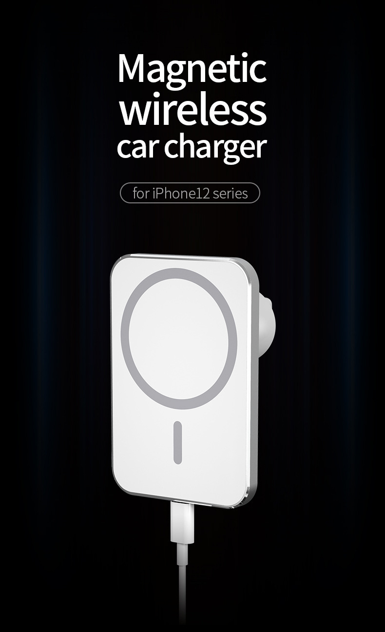 N52 Strong Magnetic 15W Car-Mounted Wireless Phone Charger Magsafe Magnetic Air Vent Phone Holder X16