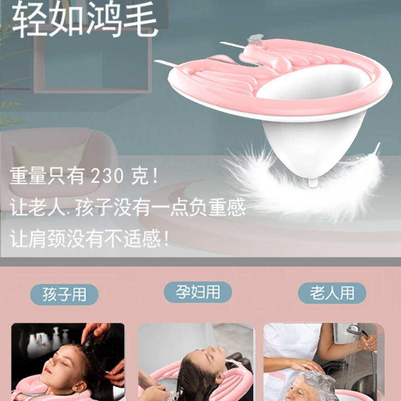 大人は仰向けに頭を洗います。|undefined
