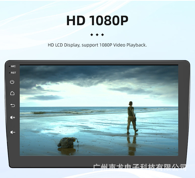 9inch Hd Ips Screen Car-Mounted Mp5 Navigation Wireless Carplay Bluetooth Connection Gps Positioning Audio and Video