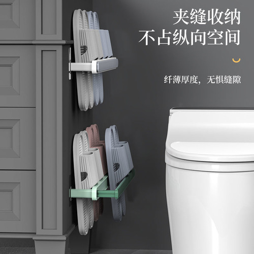Bathroom slipper rack drain shoe storage rack no punching bathroom slipper rack hook storage rack towel rack