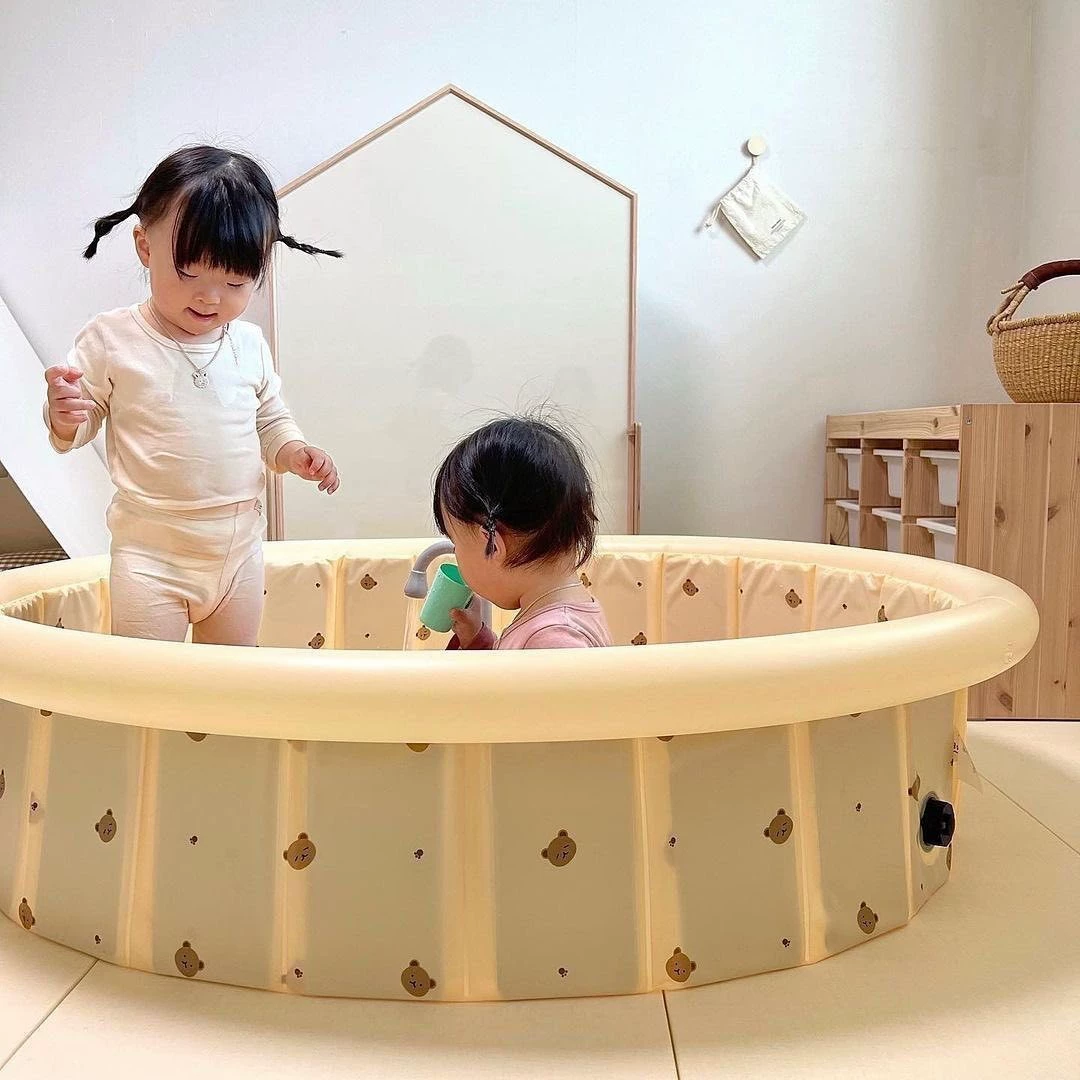 Корейские Rins дети домашнее детёныш морской шариковый бассейн в помещении складной ребенок, играющий в воде игрушка бассейн надувной забор