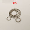 Single circular opening ring chain tag circle small iron ring iron wire circular ring connection buckle opening coil DIY material