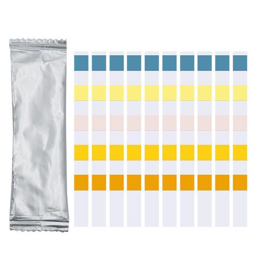 Spring Water Pool 5-in-1 Test Strips - Residual Chlorine, pH, Alkalinity, and Hardness Tester - 1 Bottle (50 Test Strips)
