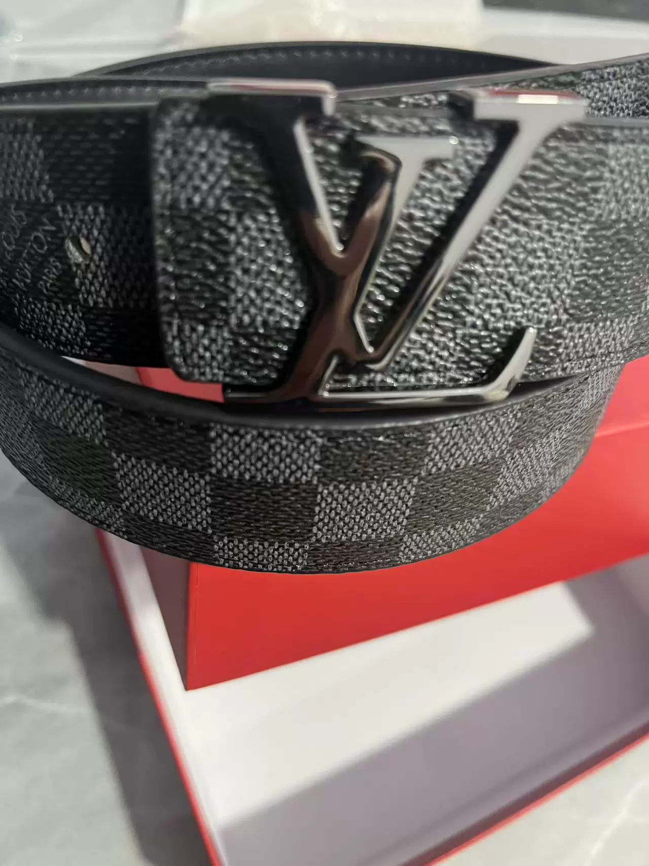 Belt with letters, high-quality style