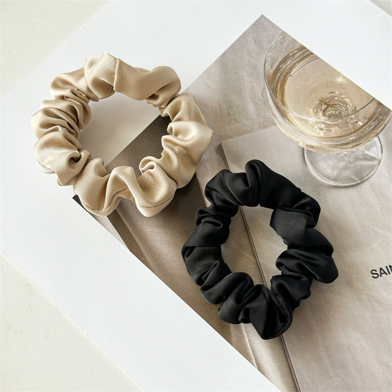 10g Weight Hair Tie Hair Accessories Type 1 Piece Quantity Holiday, Daily Occasion Solid Color Pattern Women's Gender Simple Style Style New High Elastic Simple Solid Color Large Intestine Ring Summer Ponytail Bandeau Head Rope Rubber Band Three State Recommend Hair Ring 3