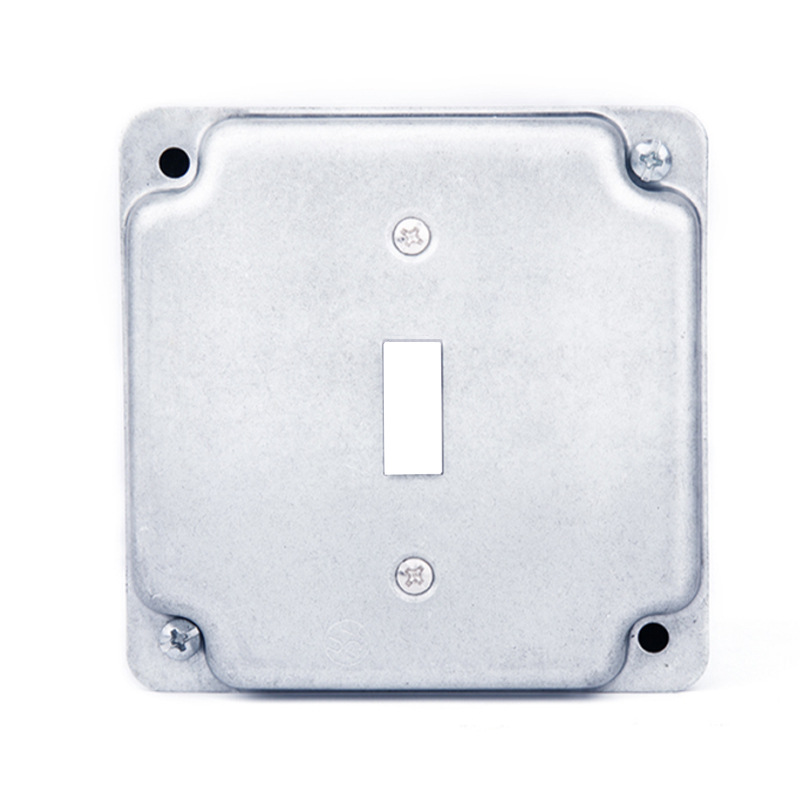 工业复古风美式墙壁开关板盖 美标镀锌面板 美规拨动开关金属面板