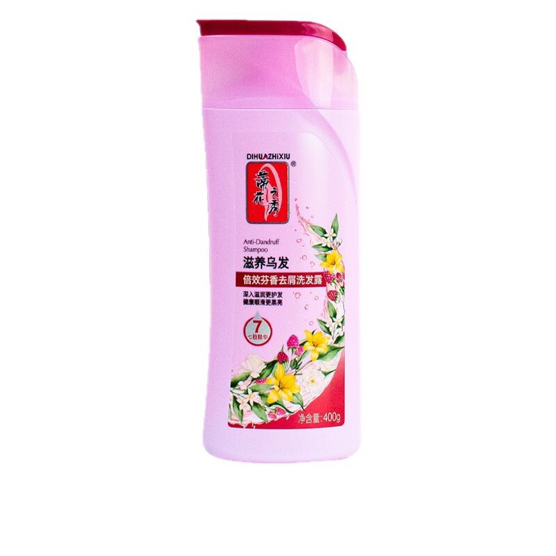 Dihuazhixiu ダブル効果シャンプー フケ防止、かゆみ止め、オイルコントロール栄養シャンプー 400ml/g 男性と女性のための本物の香り|undefined