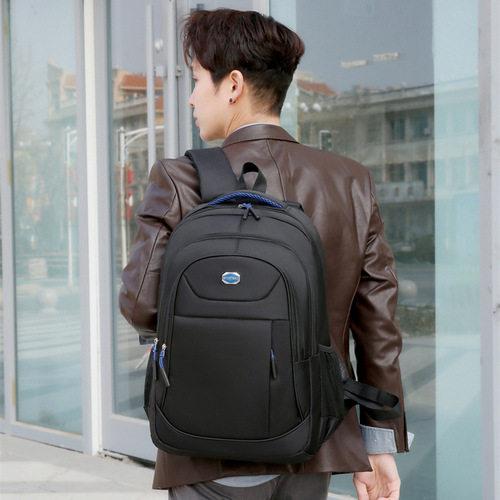 Men's Double Shoulder Bag Business Laptop Bag Backpack Travel Lightweight Student School Bag for Women