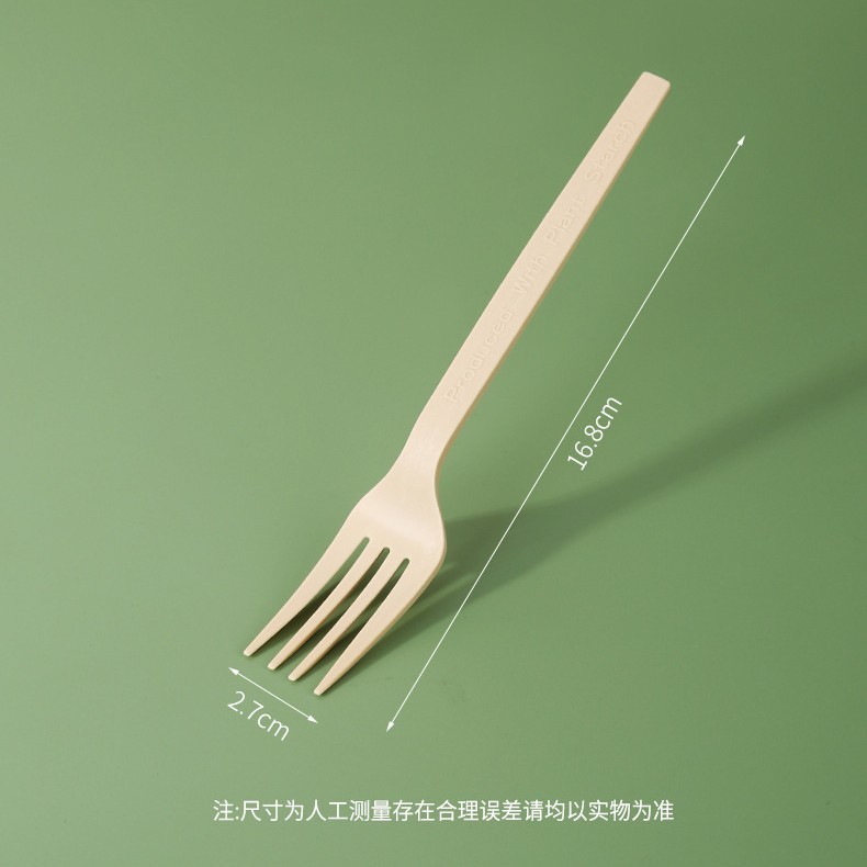生分解性スプーン使い捨て食品グレードスープスプーンライススプーンロングハンドルコーンスターチベース食器環境に優しい家庭用|undefined