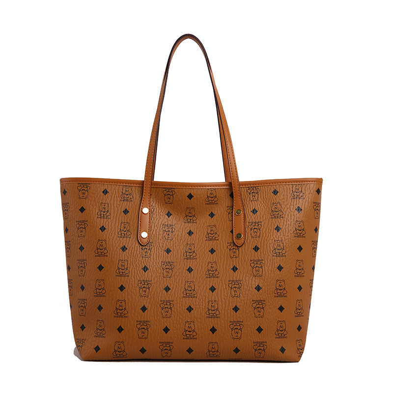 Borsa a secchiello/cestino da donna, versatile, adatta a tutte le stagioni, stile retrò, con grande capacità, modello nuovo._voghion.com