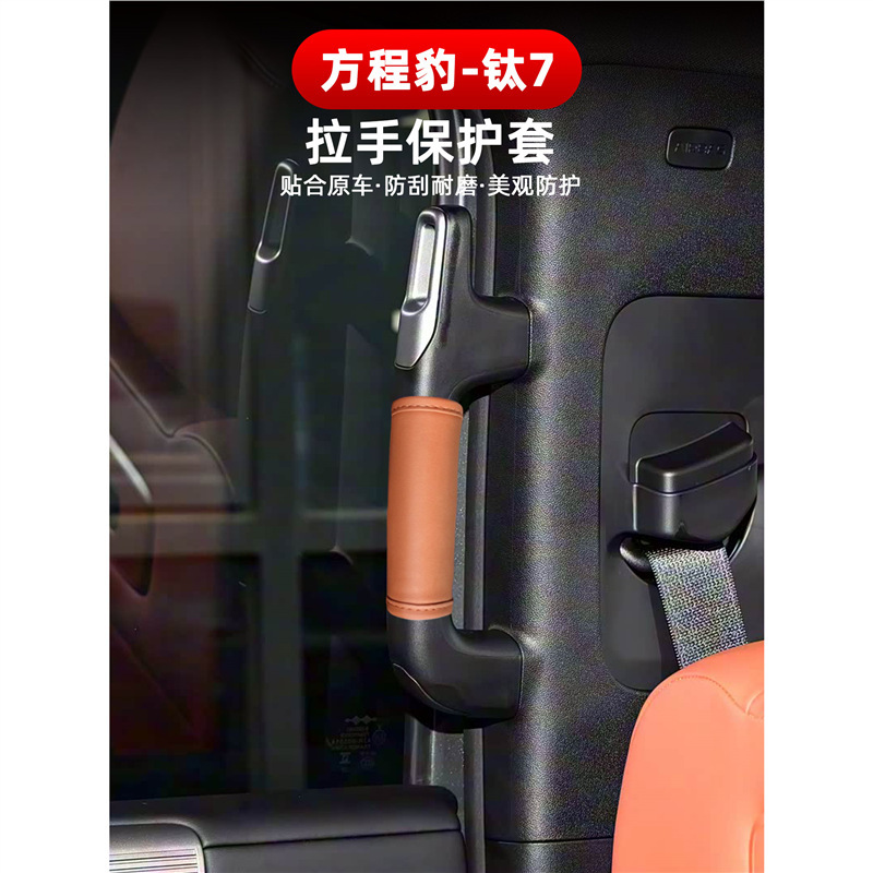 Equation Leopard Titanium 7 Handlebar Protective Cover Interior Special Roof Handlebar Cover Titanium 7 Original Car Color Door Armrest Cover Modification