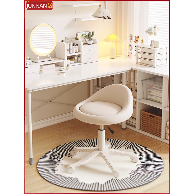 Silla de maquillaje de celebridades de Internet taburete de maquillaje de dormitorio para niñas, lujo ligero, silla de uñas de alta gama, tocador nuevo para el hogar, taburete