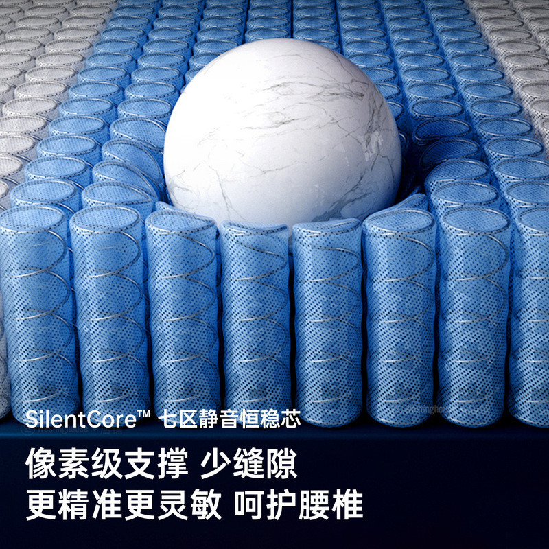 席梦思弹簧床垫20cm家用乳胶椰棕偏硬软硬两用1.5米公寓租房床垫|undefined