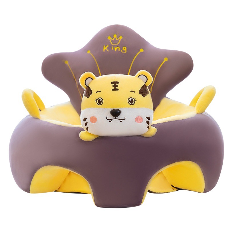 Silla de aprendizaje de bebé de dibujos animados anti-vuelco infantil niños aprendizaje asiento pequeño sofá aprendizaje sentado artefacto educación temprana práctica postura sentada