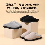 跨境批发毛毛拖鞋居家保暖情侣款棉拖鞋防滑加绒加厚秋冬款棉拖