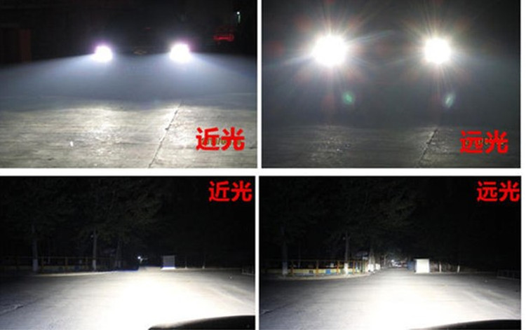 H4 H7 Bi-xenon Projector Lens LED Headlight Conversion