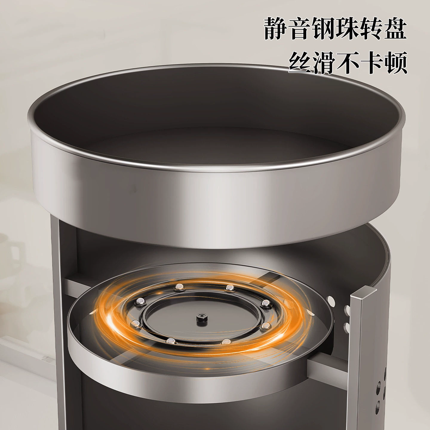 Storage Rack Countertop Rotating Home from Yomiego