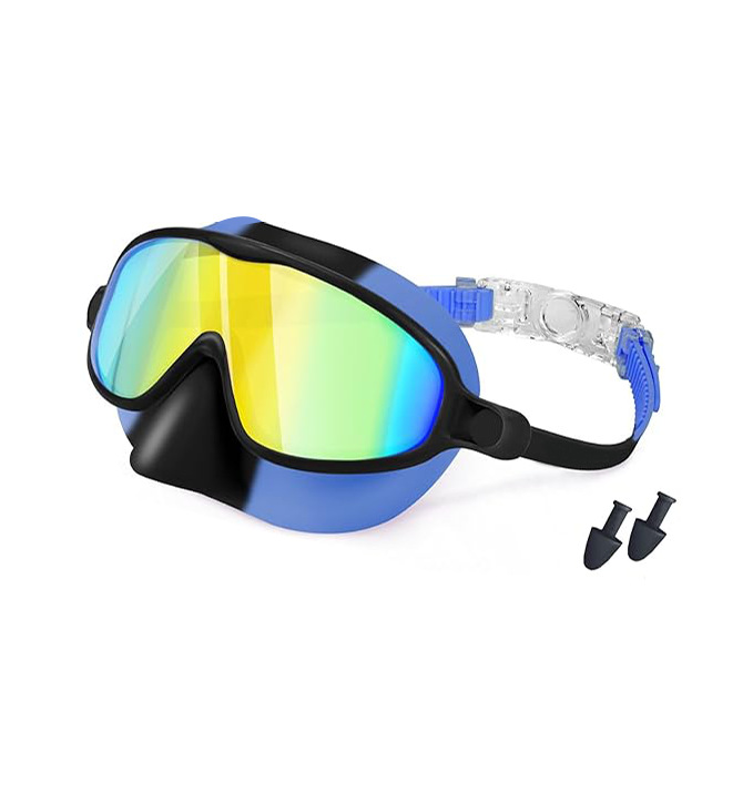 600A-어린이-검은코블루-화려한 금도금+귀마개