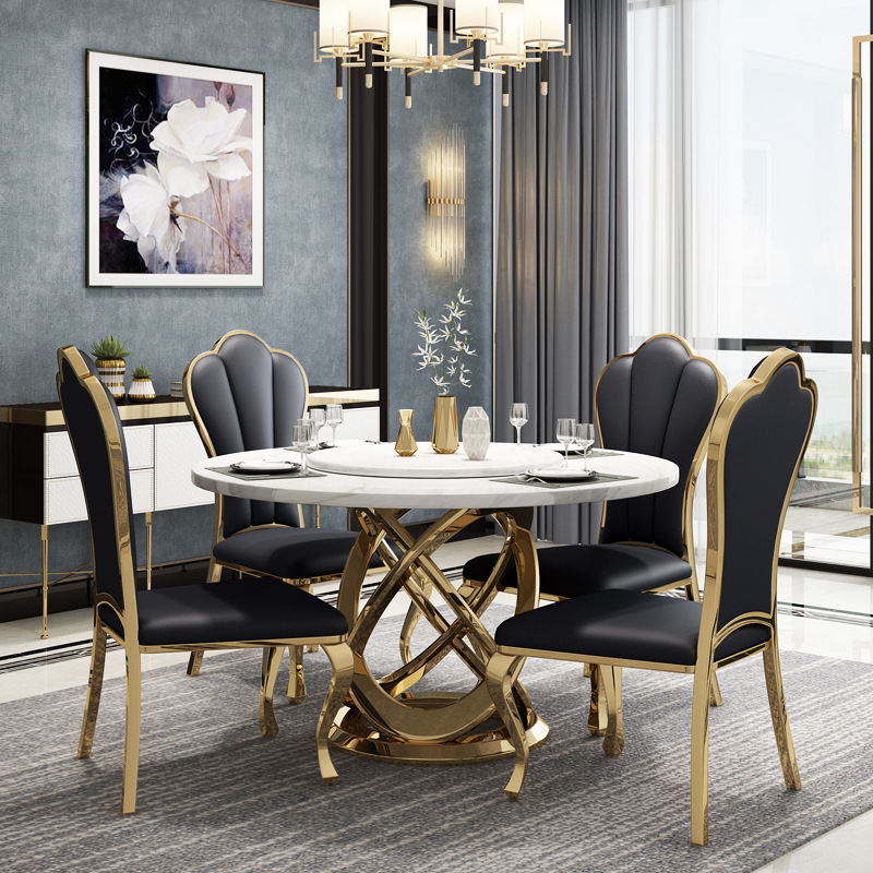 Juego de Comedor Redondo de Placa Desmontable para Restaurante y Bar