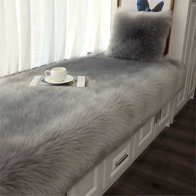 New Chinese Style Red Large Car Carpet - elegant-gray-4080cm