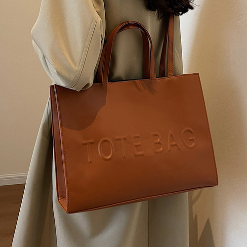 Women's  New Simple and Versatile Crossbody Bag, Top Handle Bag with Quality, Suitable for School and Commuting Tote Bag