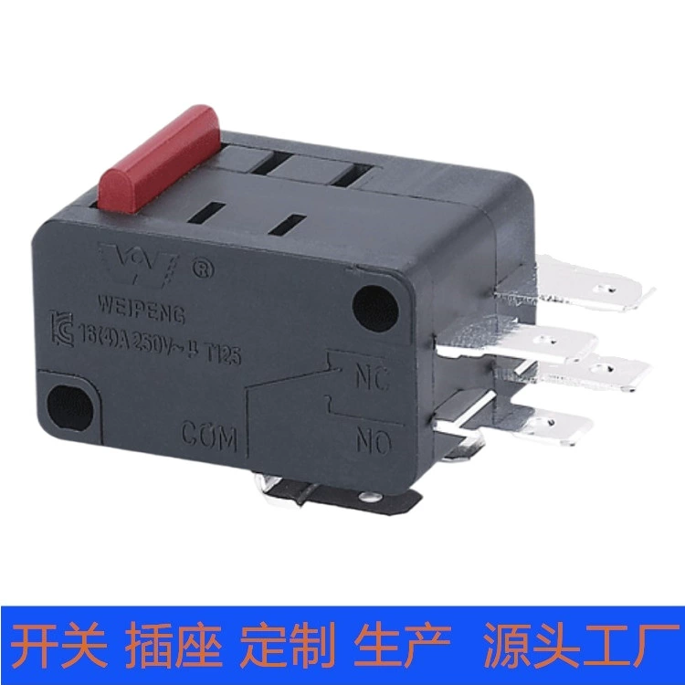 normally closed press and off micro switch high current normally open press and on micro switch temperature resistant dual micro switch