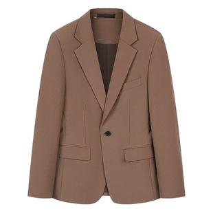 Men's brown suit jacket spring and autumn slim fit Ruan handsome casual small suit jacket men's Korean-style Trendy wedding jacket