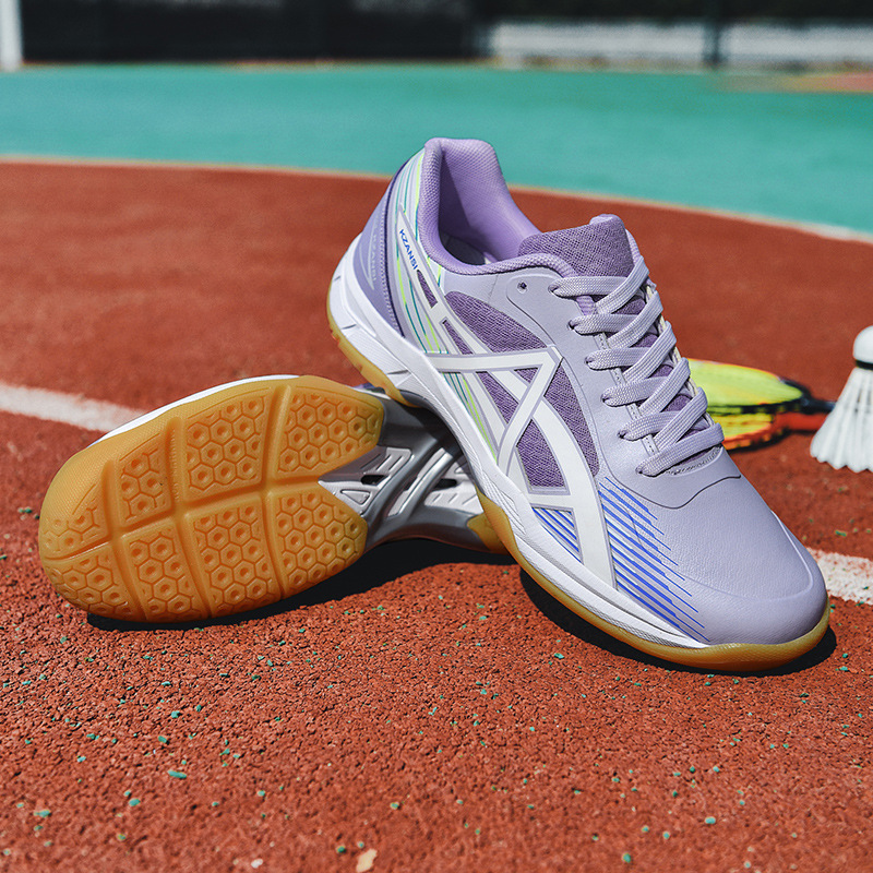 Nuevos zapatos de tenis de mesa transfronterizos primavera y otoño ventilados tenis antideslizante amortiguador zapatos de bádminton de estudiantes de secundaria juveniles